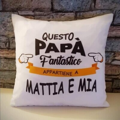 Cuscino "Appartiene a..."