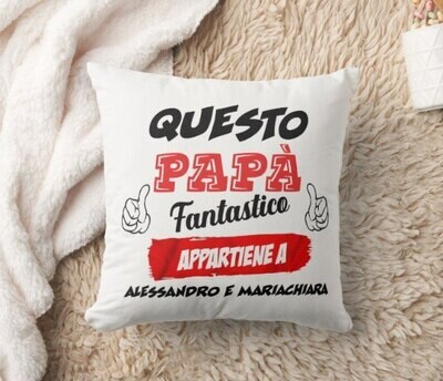 Cuscino &quot;Appartiene a...&quot;