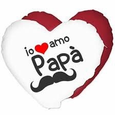 CUSCINO CUORE festa del papà