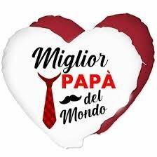CUSCINO CUORE festa del papà