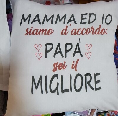 CUSCINO festa del papà