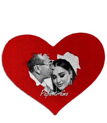 PUZZLE CUORE festa del papà