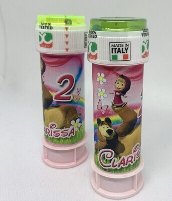 Bolle di sapone personalizzate 10pz