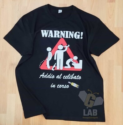 T-shirt addio celibato