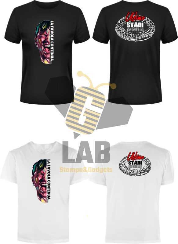 T-shirt Ultimo Stadi 2023, Grafica: La favola continua