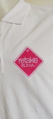 Polo con logo ricamato