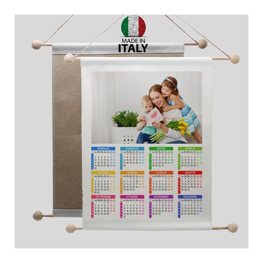 Calendario in tessuto