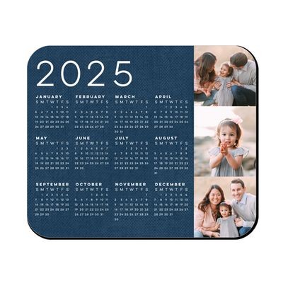 MOUSE PAD con calendario 2025