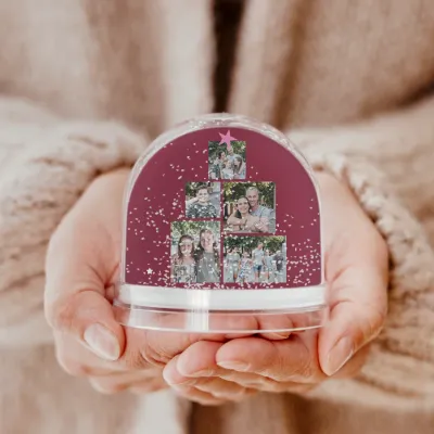 PHOTO GLOBE PHOTO FRAME WITH GLITTER