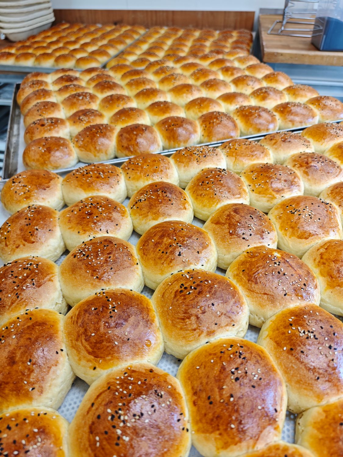 Brioche-Burger-Brötchen