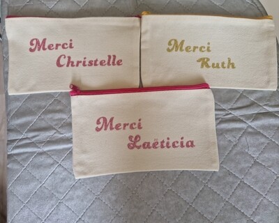 Trousse personnaliser