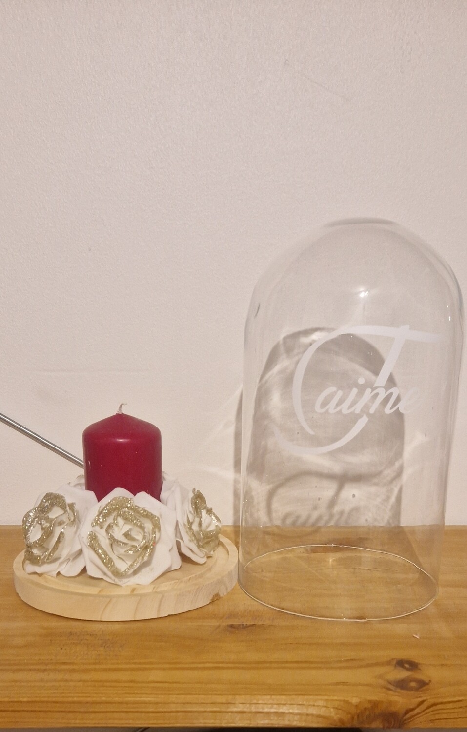 Cloche avec bougie
