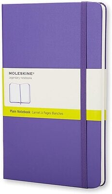 Moleskine Caderno Liso Grande Violeta