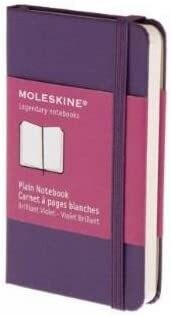Moleskine Extra Small Brilliant Violet Plain Notebook Hard
