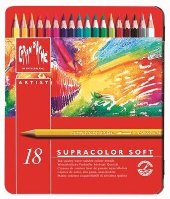 Caran D&#39;Ache SUPRACOLOR Soft Aquarelle 18 - Colored pencils