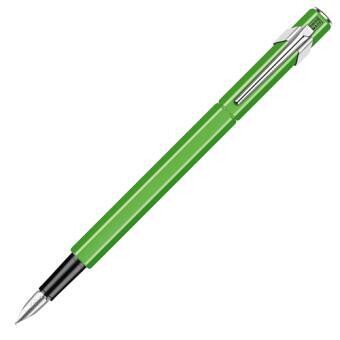 Caran d&#39;Ache 849 Fountain Pen Green Fluo Nib F