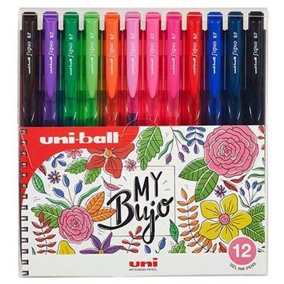 Uni-Ball Signo RT1 UMN-155N Gel Rollerball Pen - 12 Colours
