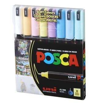 PC1MR Extra Fine Point Pen - Soft Colours (Pack of 8)