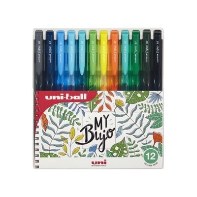 Uni-Ball Signo RT1 UMN-155N Gel Rollerball Pen - 12 Colours