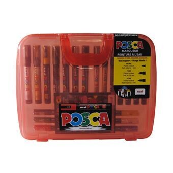 POSCA/20 UNI POSCA Case of 20 Pens Assorted Points and Colours