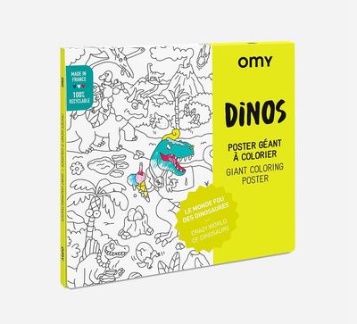 OMY poster on coloring paper 100x70 cm - DINOS