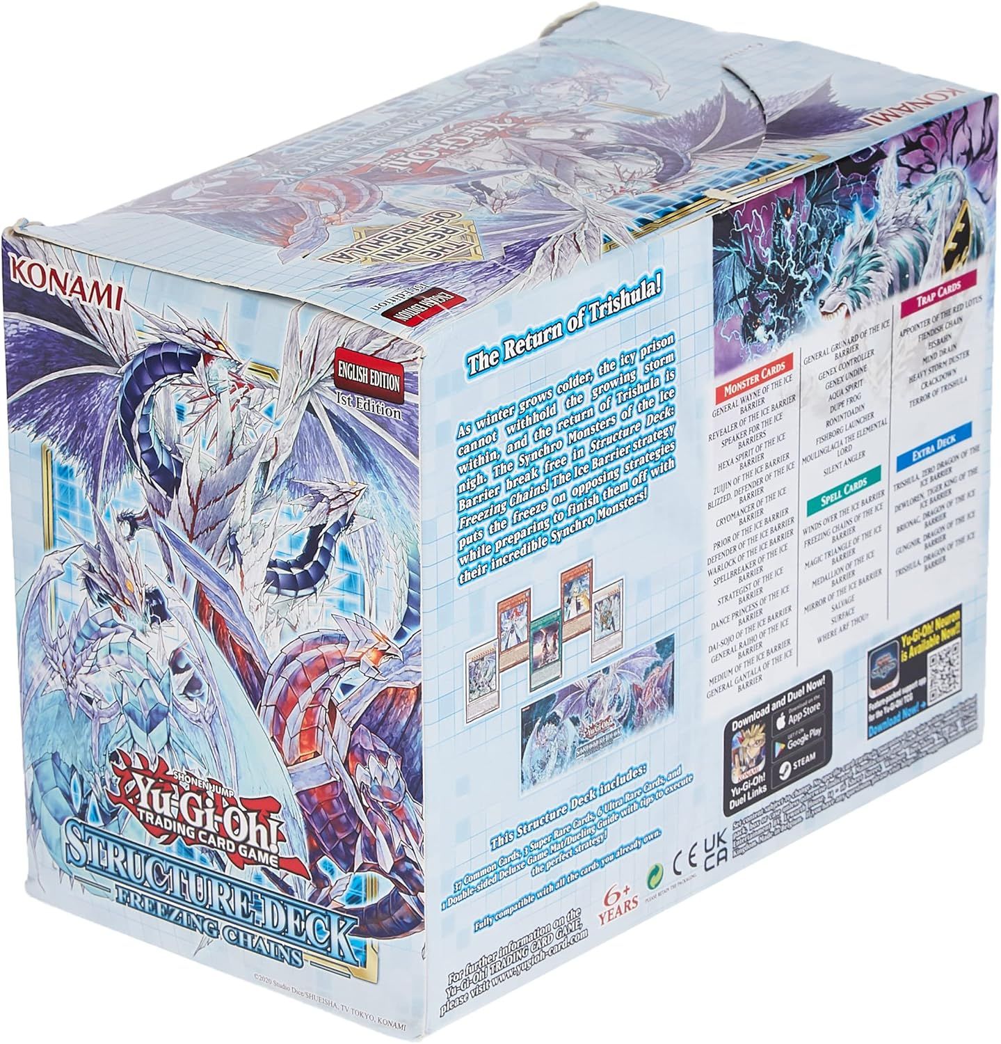 YU-GI-OH! KONFRCH Freezing Chains Structure Decks-Display of 8
