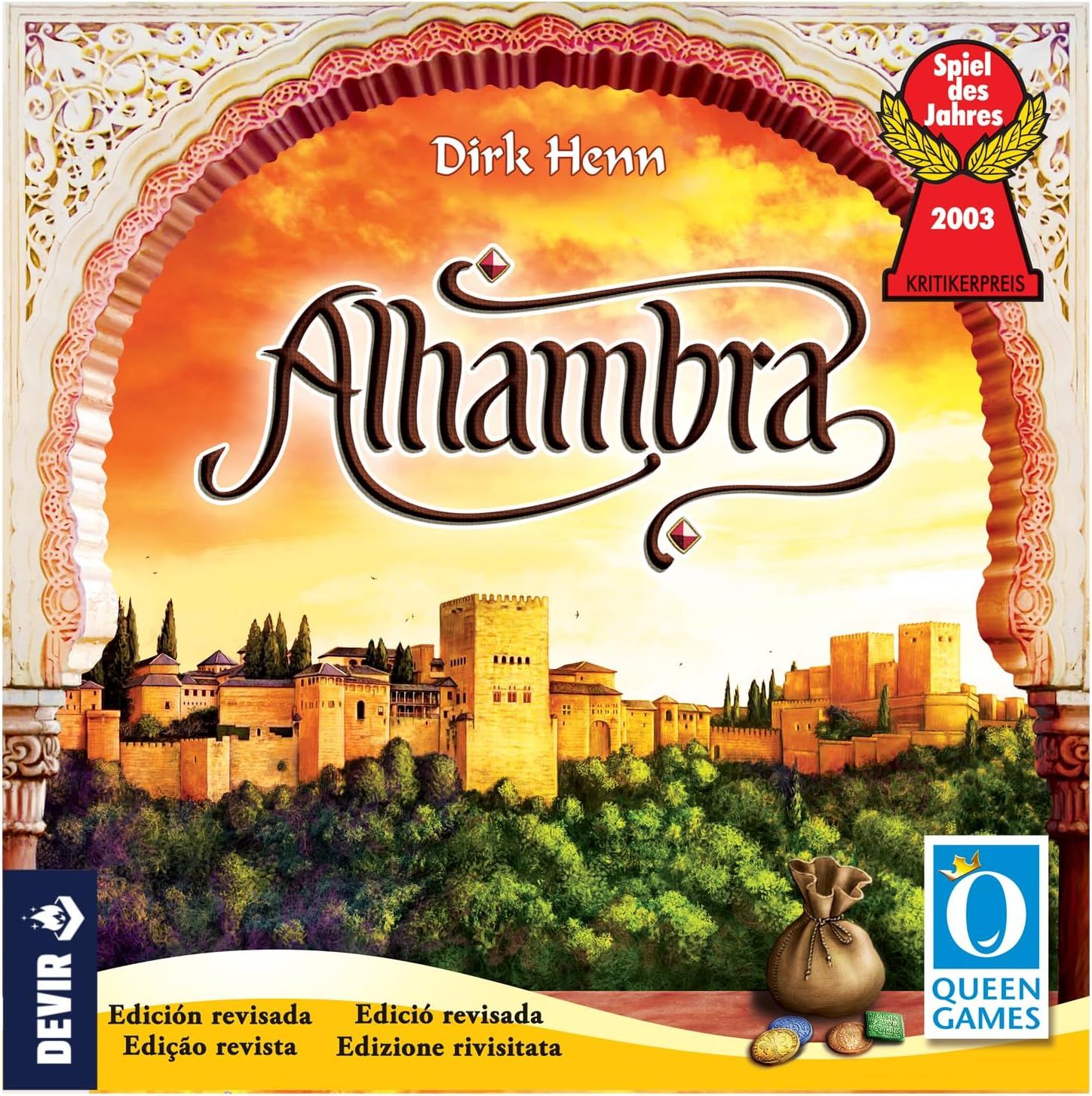 Devir Alhambra - Second Edition (Queen Games BGALHA2)