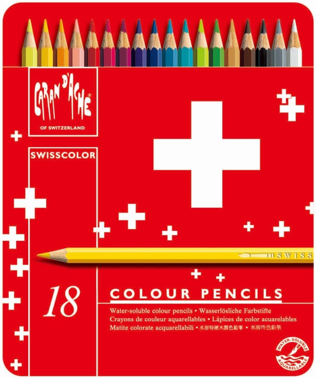 Caran D&#39;Ache SWISSCOLOR 12 - Colored pencils