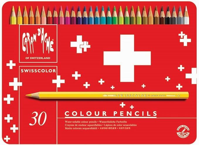 Caran D&#39;Ache SWISSCOLOR 12 - Colored pencils