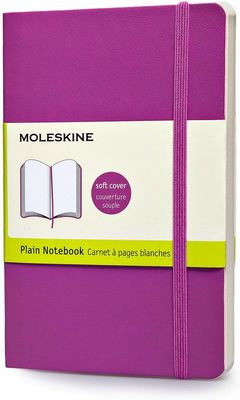 Moleskine Classic Notebook Pocket, Soft Cover, Plain Orchid
