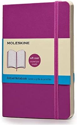 Moleskine Classic Notebook Pocket, Soft Cover, Dotted Orchid