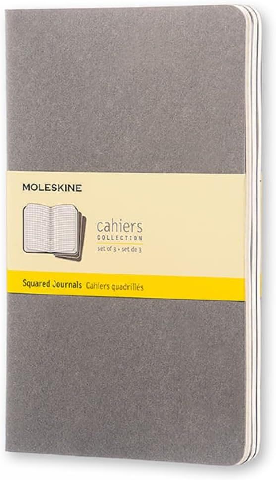 Moleskine Cahier Notebook (Pack of 3). Large/A5