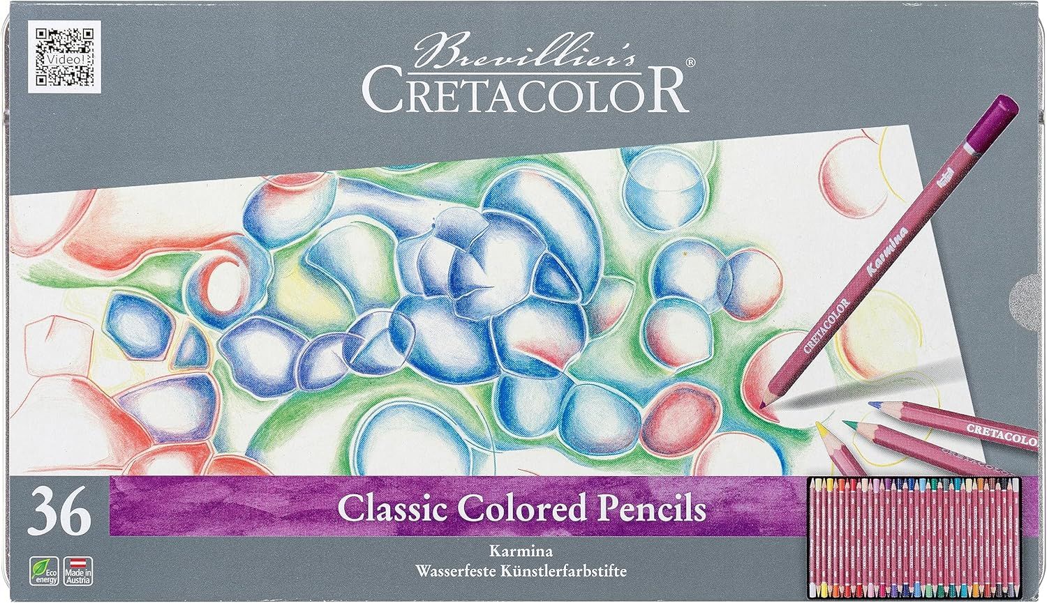 CRETACOLOR Karmina Classic 36 Colors Waterproof Artist Pens