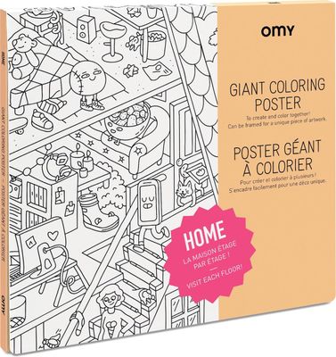 OMY poster on coloring paper 100x70 cm - Casa