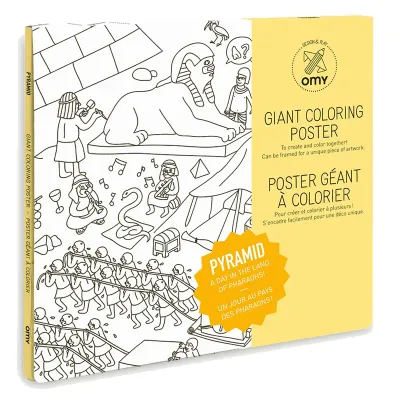 OMY poster on coloring paper 100x70 cm - Pyramid
