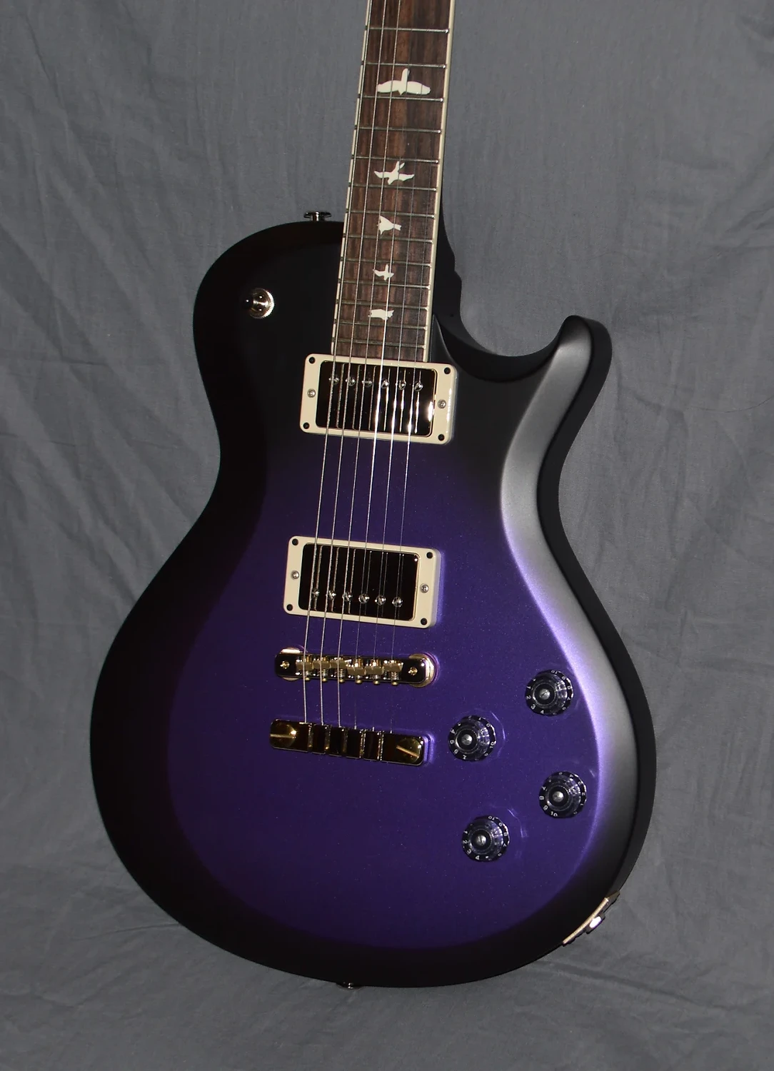 2022 PRS - S2 McCarty Single Cut 594 - Metallic Purple w/ Black Burst- Satin
