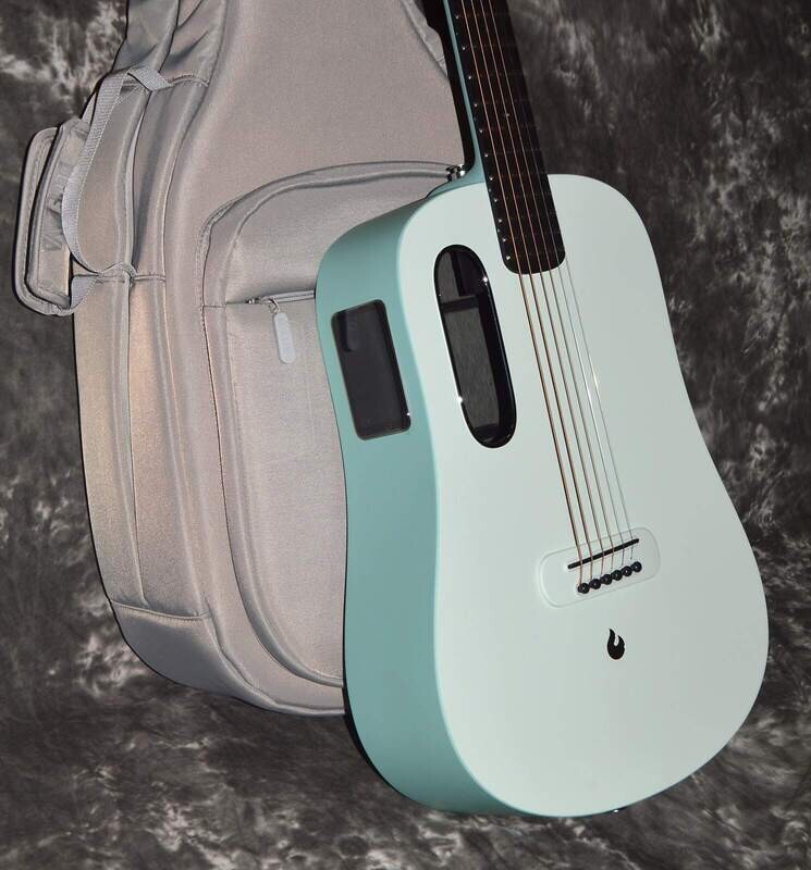 2022 Lava Music - Blue Lava with AirFlow Gig Bag - Mint Green