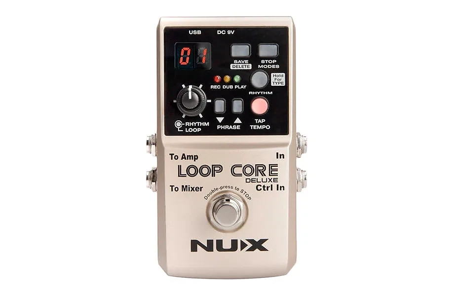 NUX LOOP CORE 
長時間録音可能。rhythmでビート機能は便利です Amazon.com: NUX Loop Core Stereo Guitar Looper Pedal, 6