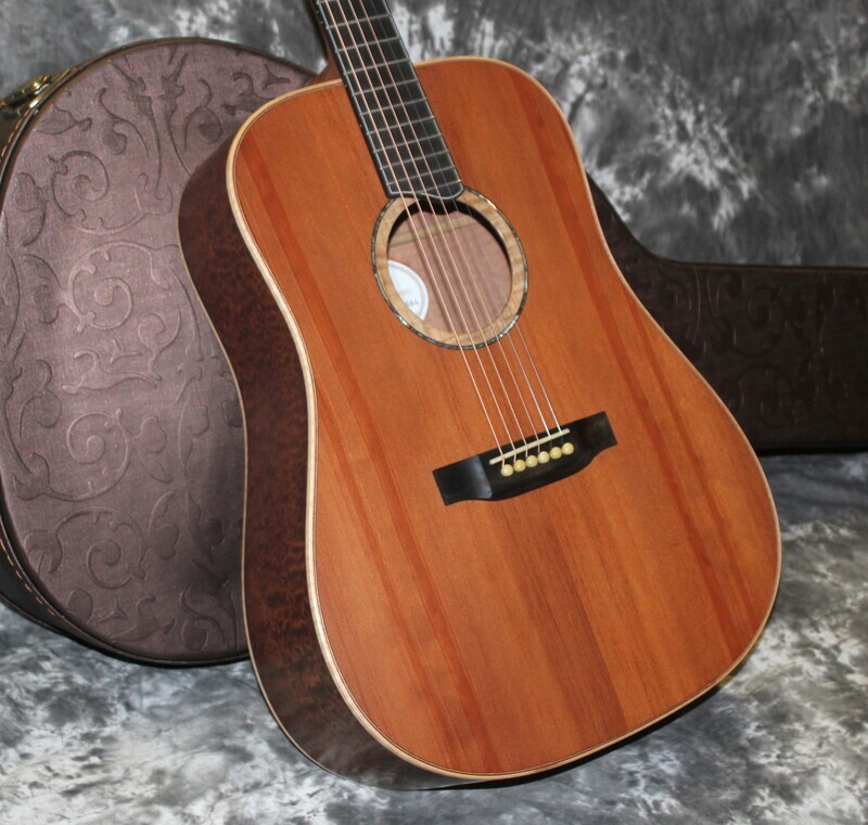 2023 HsienMo - Custom Dreadnaught - Quilted Mahogany/Sinker Redwood