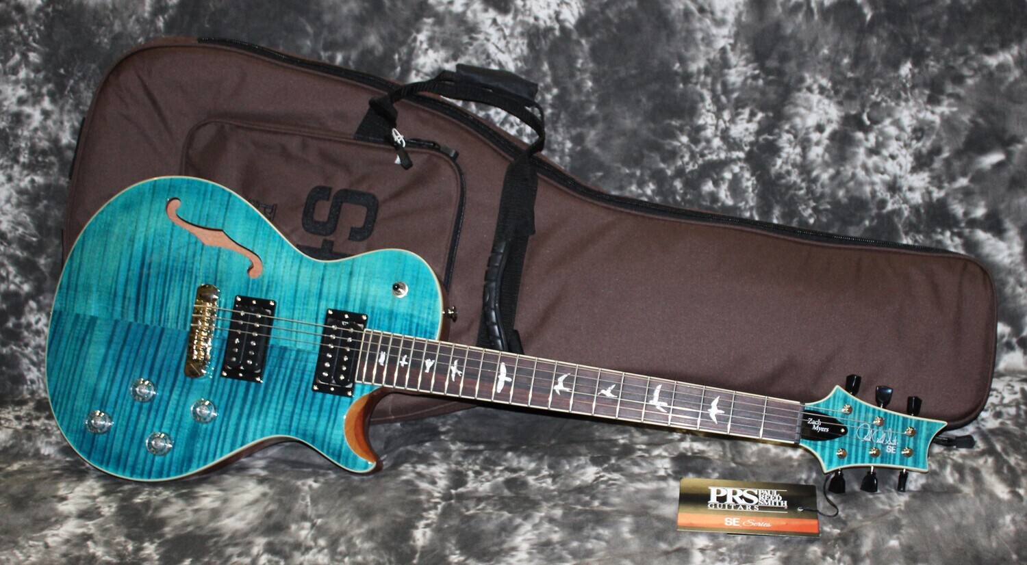 2024 PRS - SE Zach Myers Semi-Hollow Single Cut - Myers Blue