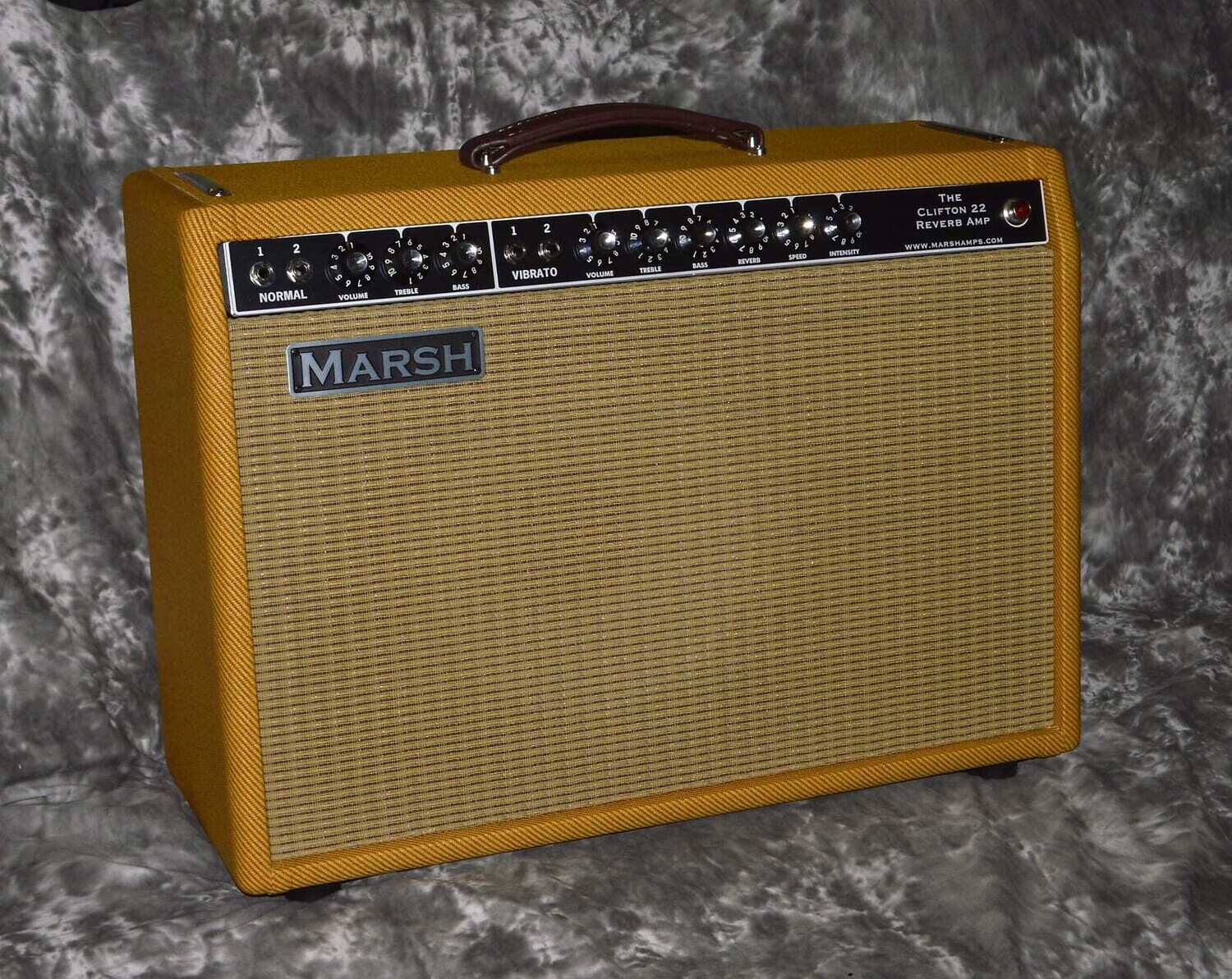 2024 Marsh Amp - Limited Edition Clifton 22 Overlord (Channel Switching) - Lacquered Tweed