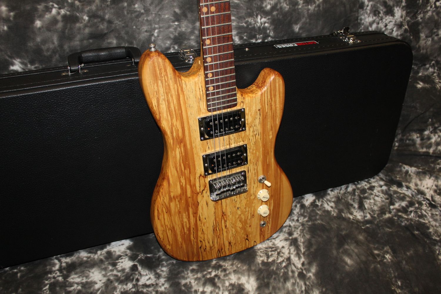 GGress Alaskan Handcrafted Guitar - Spalted Maple Solid Body
