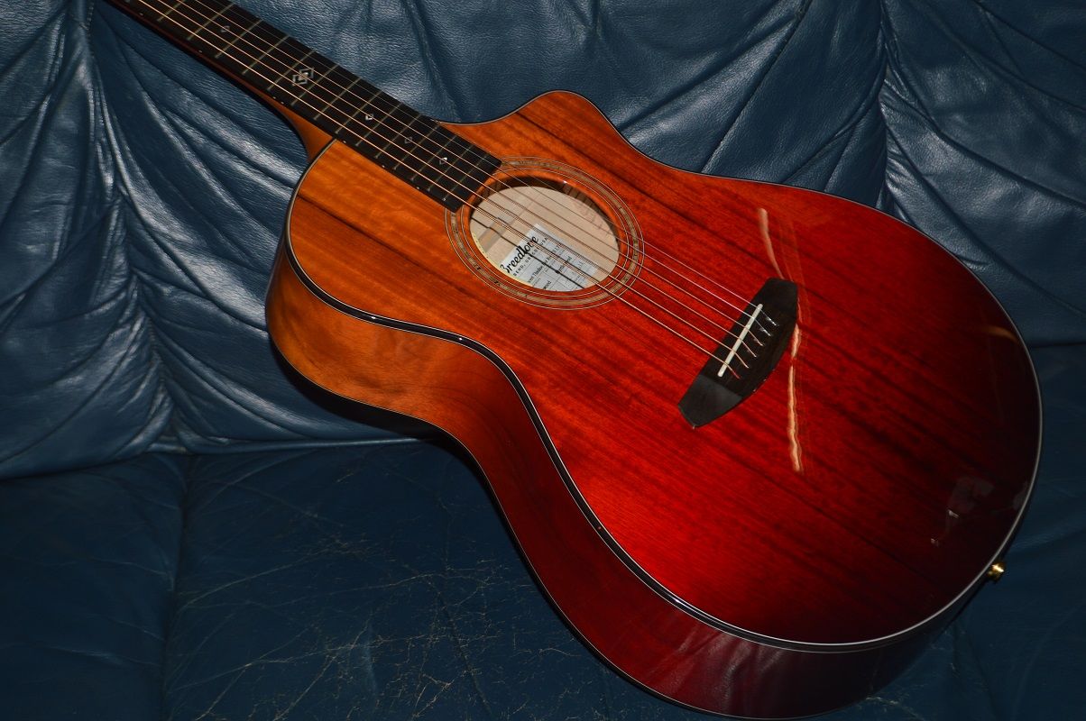2024 Breedlove Oregon Limited Edition Thinline Hot Rod Concert ce