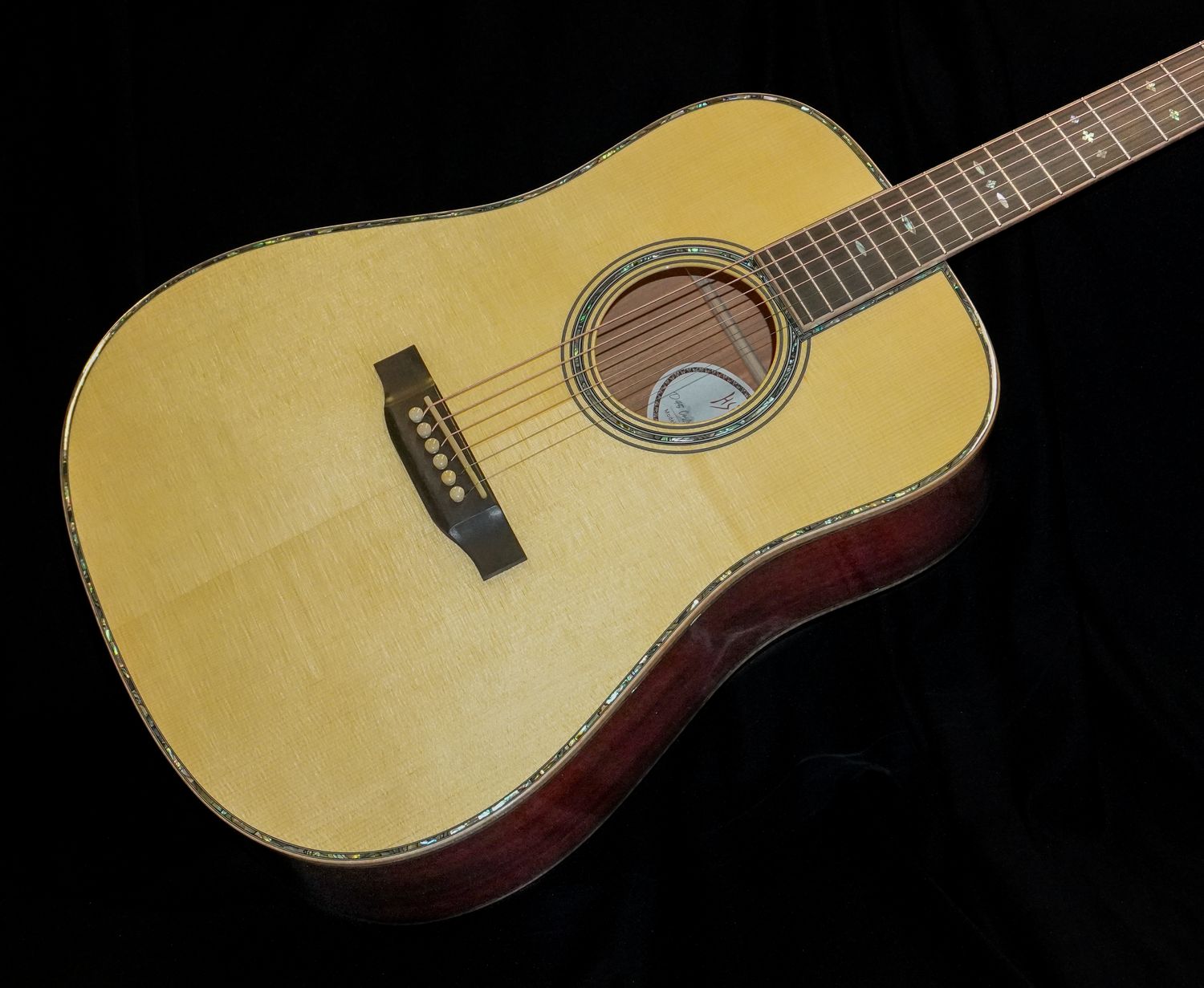 2025 Hsienmo Custom Dreadnought Honduran Mahogany- Adirondack Top