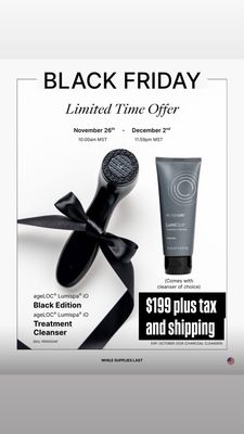 LIMITED EDITION Black LumiSpa