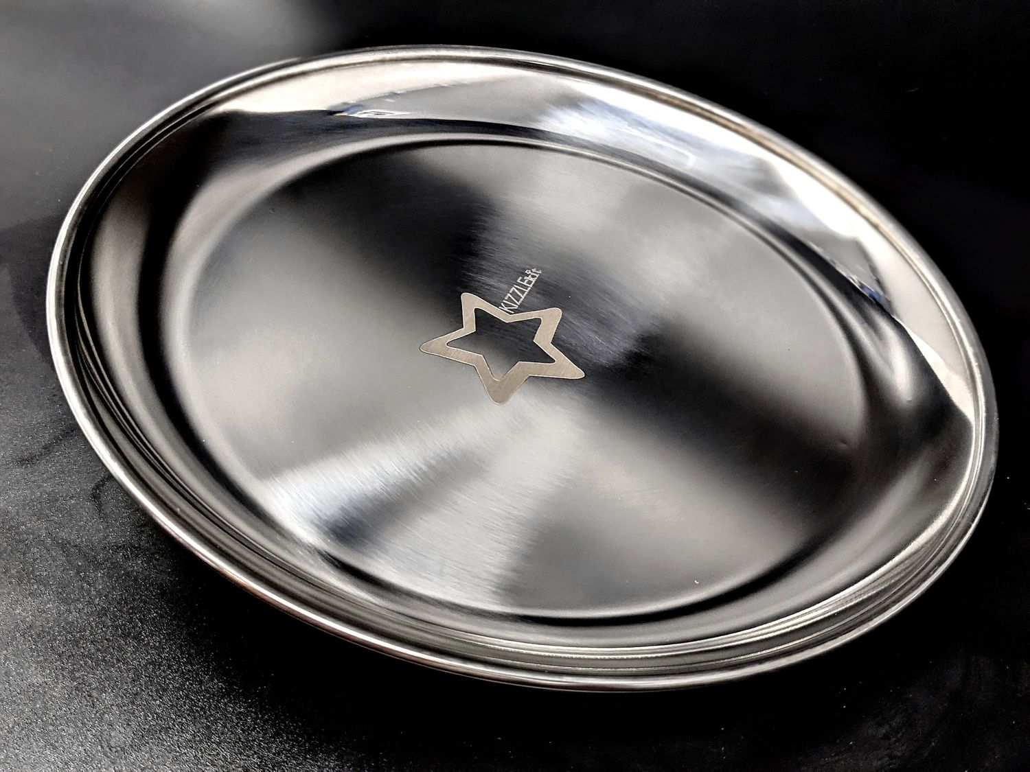 Très Silver Round Roll Tray