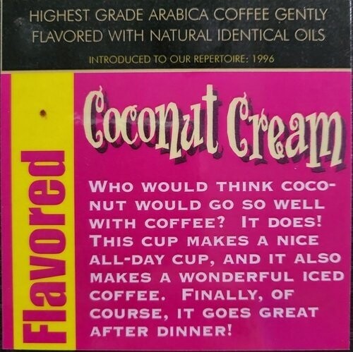 Coconut Cream Coffee