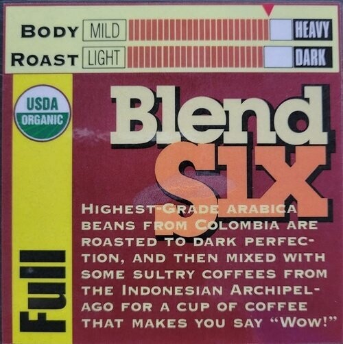 Blend Six Organic Coffee