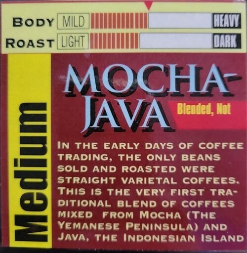 Mocha-Java Coffee