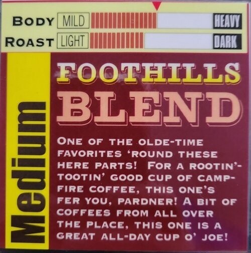 Foothills Blend Coffee